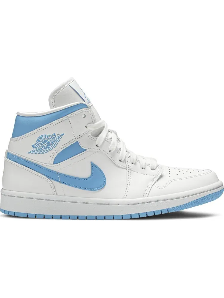 Кроссовки Wmns Air Jordan 1 Mid UNC — изображение 1 из 8, синий