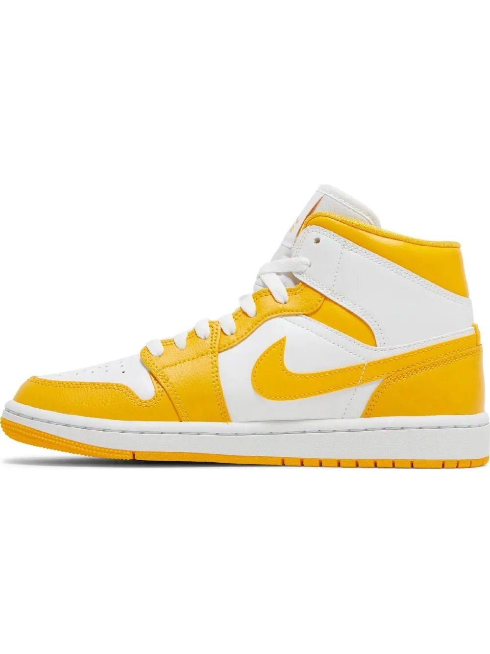 Кроссовки Nike Air Jordan Wmns Air 1 Mid — изображение 1 из 5, желтый/белый