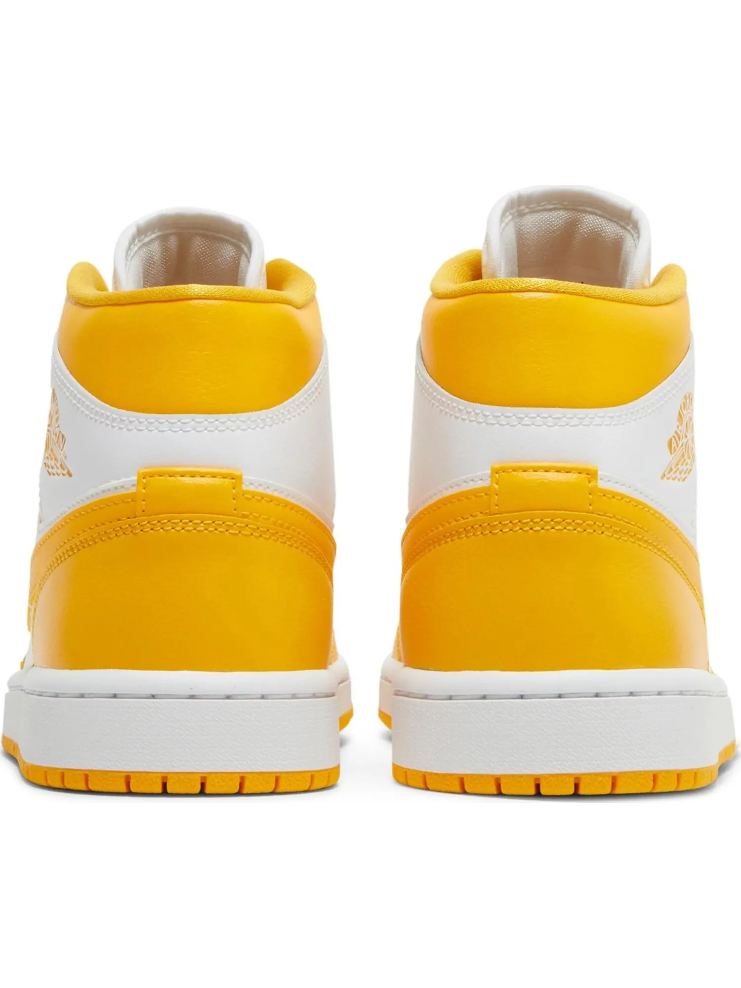 Кроссовки Nike Air Jordan Wmns Air 1 Mid — изображение 4 из 5, желтый/белый