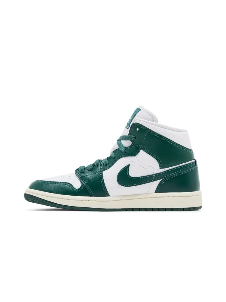 Кроссовки Air Jordan 1 Mid Oxidized Green — изображение 3 из 4, зеленый