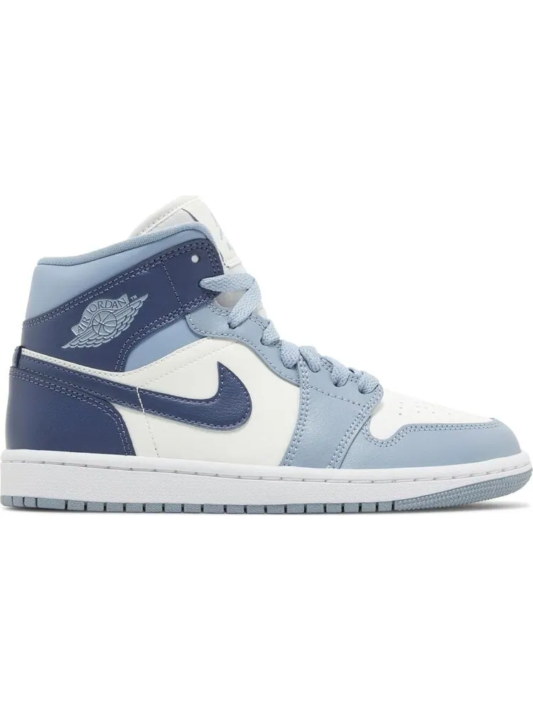 Кроссовки Wmns Air Jordan 1 Mid 'Diffused Blue' — изображение 1 из 4, синий