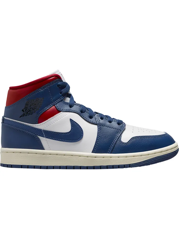 Кроссовки Wmns Air Jordan 1 Mid 'French Blue' — изображение 1 из 1, синий
