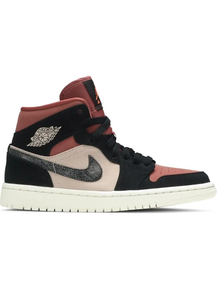 Кроссовки Wmns Air Jordan 1 Mid Canyon Rust — изображение 1 из 8, красный