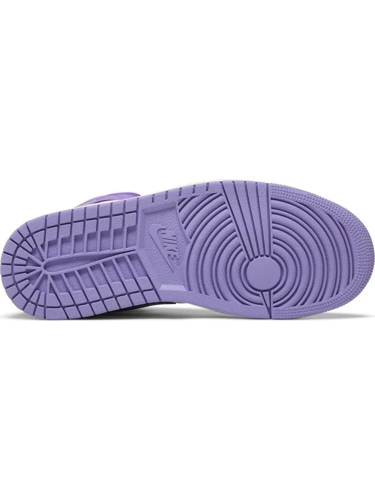 Кроссовки Wmns Air Jordan 1 Mid 'Action Grape' — изображение 4 из 4, фиолетовый