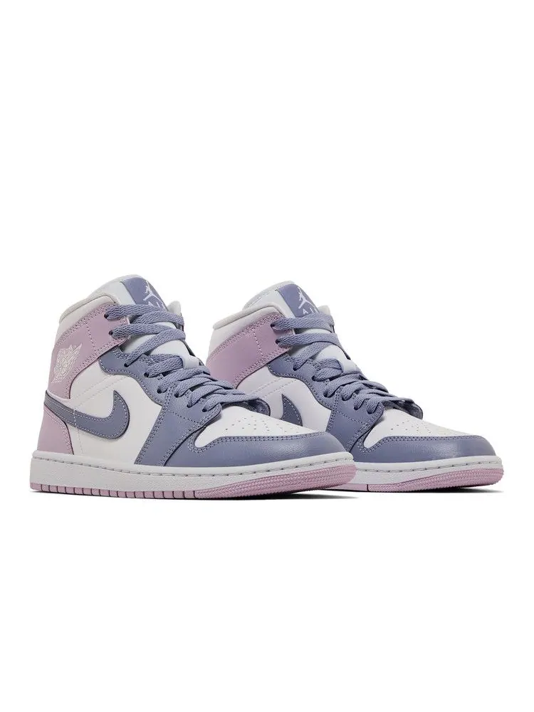 Кроссовки Air Jordan Wmns Air Jordan 1 Mid 'Indigo Haze Doll' — изображение 9 из 9, индиго/белый