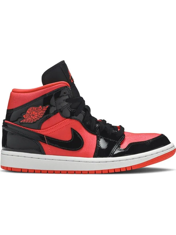 Кроссовки Wmns Air Jordan 1 Mid Hot Punch — изображение 1 из 8, красный