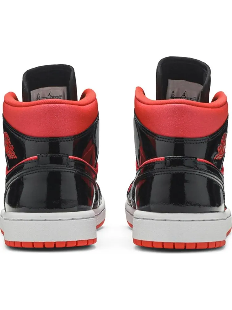 Кроссовки Wmns Air Jordan 1 Mid Hot Punch — изображение 6 из 8, красный