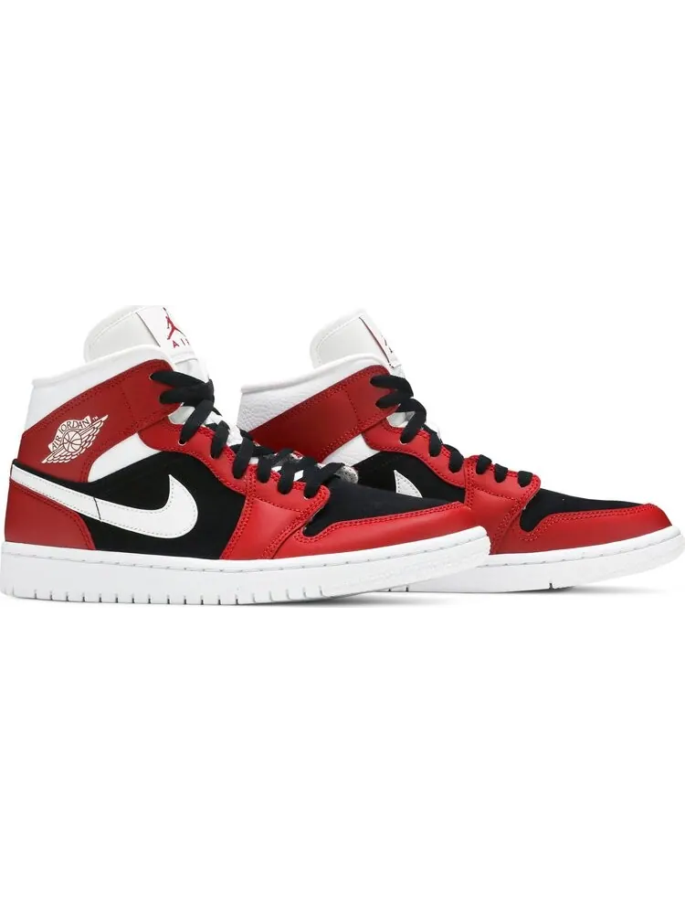 Кроссовки Wmns Air Jordan 1 Mid Gym Red Black — изображение 8 из 8, красный