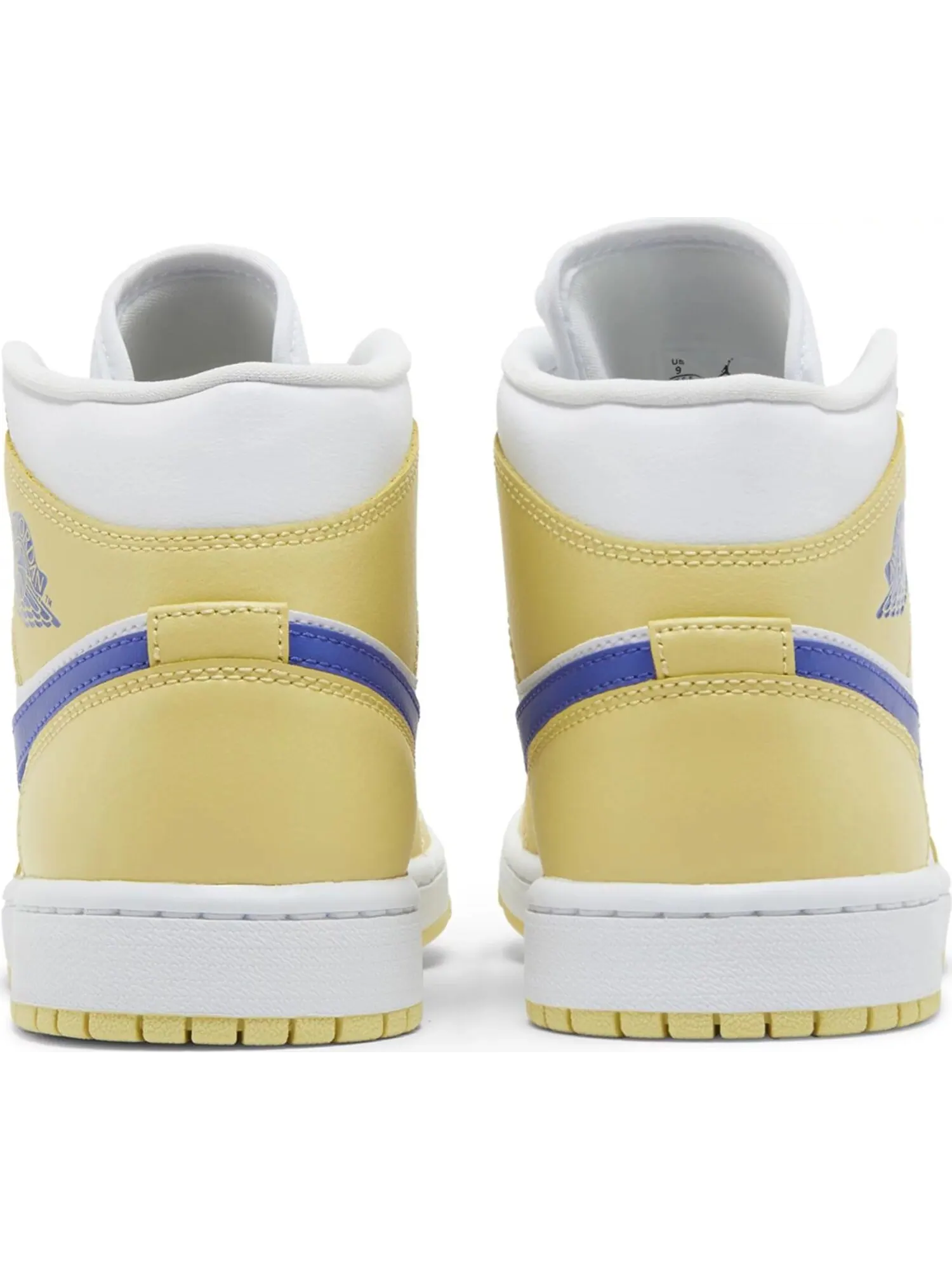 Кроссовки Nike Air Jordan Wmns Air 1 Mid — изображение 4 из 5, желтый/белый/синий