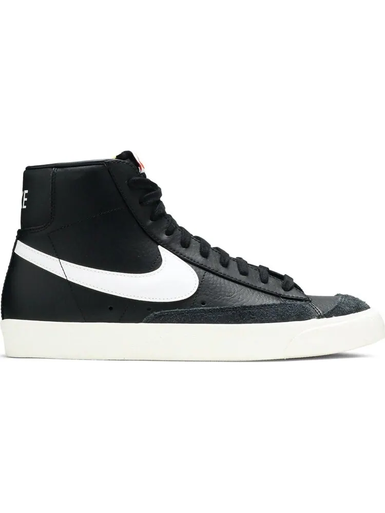 Кроссовки Nike Blazer Mid '77 Vintage 'Black Sail' — изображение 1 из 8, черный