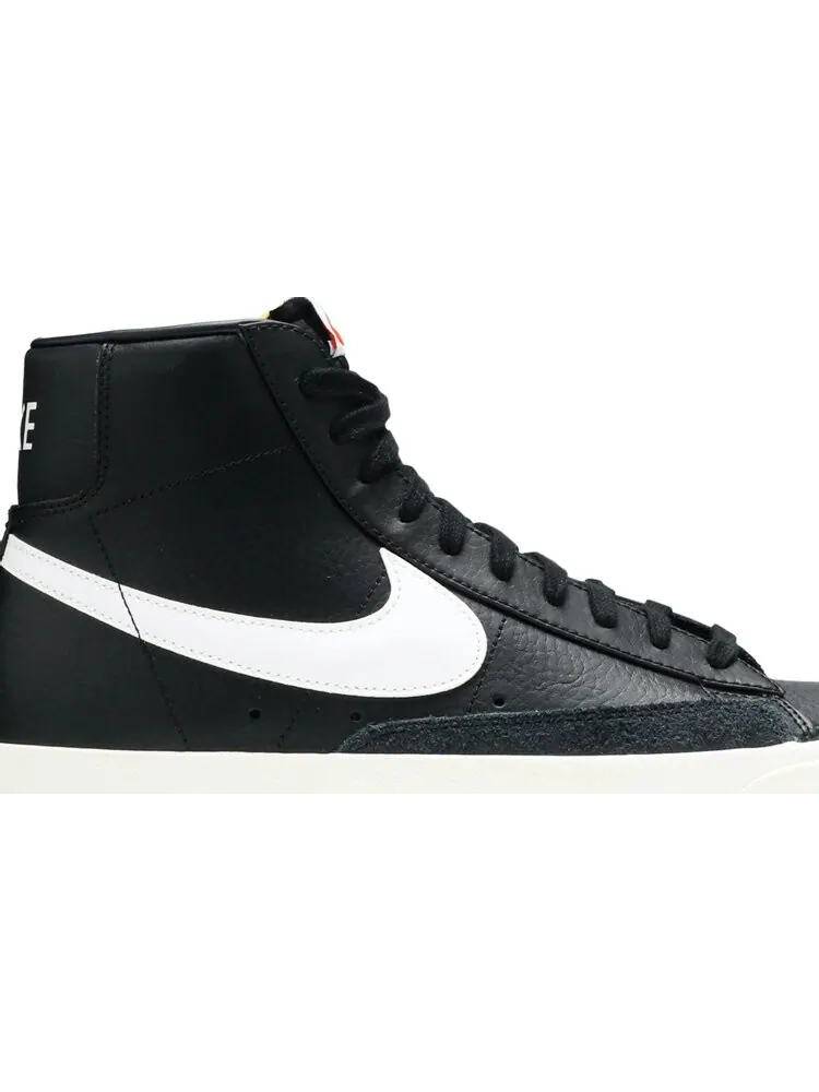 Кроссовки Nike Blazer Mid '77 Vintage 'Black Sail' — изображение 2 из 8, черный