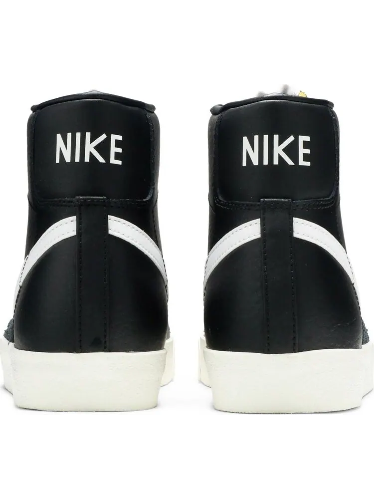 Кроссовки Nike Blazer Mid '77 Vintage 'Black Sail' — изображение 6 из 8, черный