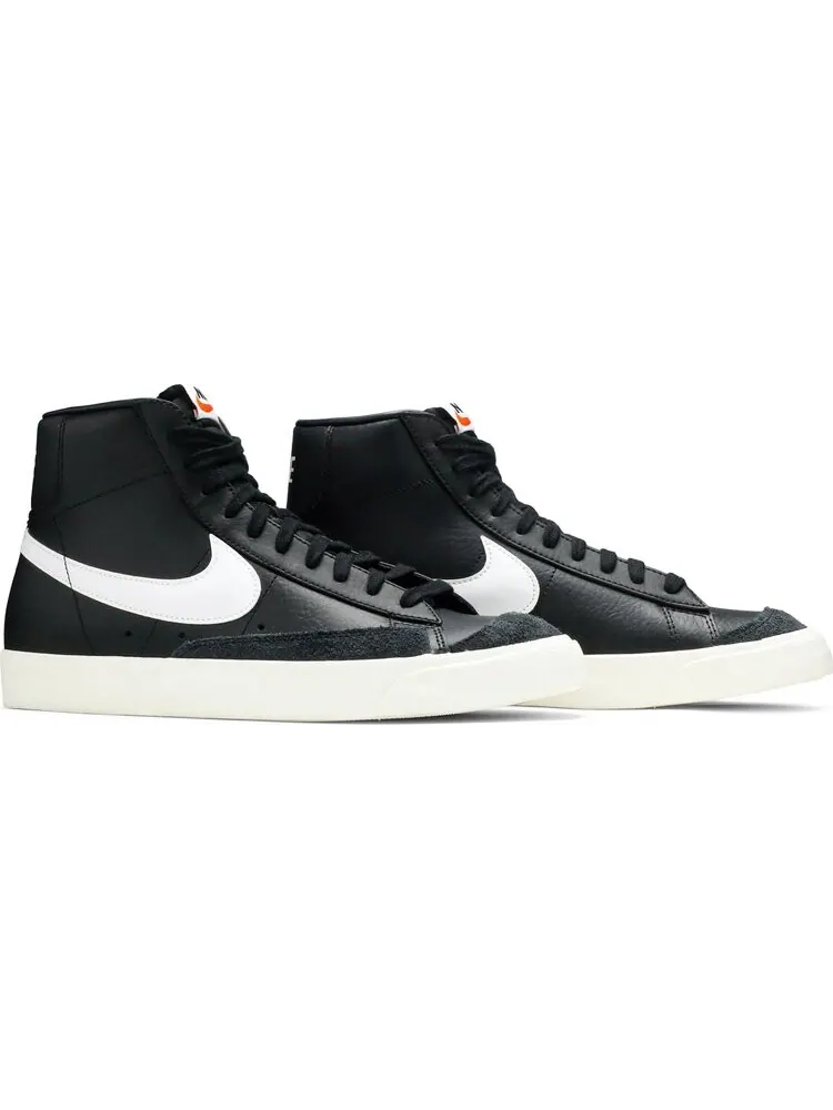 Кроссовки Nike Blazer Mid '77 Vintage 'Black Sail' — изображение 8 из 8, черный