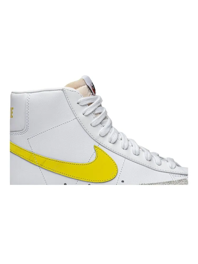Кроссовки Nike Blazer Mid '77 Vintage 'Opti Yellow' — изображение 2 из 4, желтый