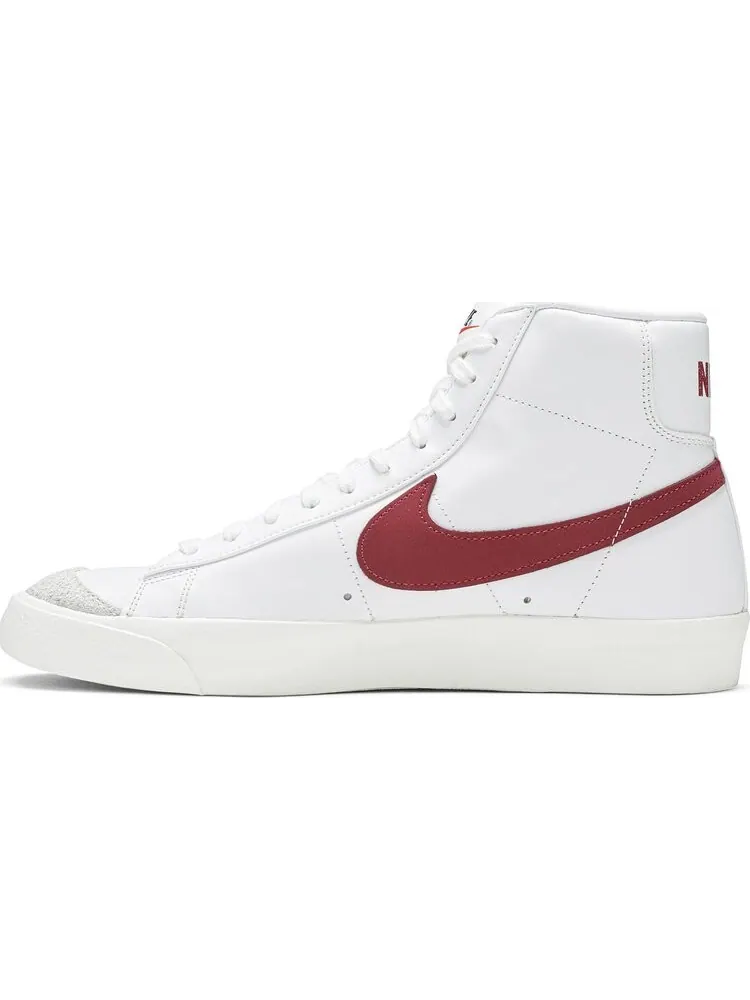 Кроссовки Nike Blazer Mid '77 'Brick Red' — изображение 3 из 8, белый