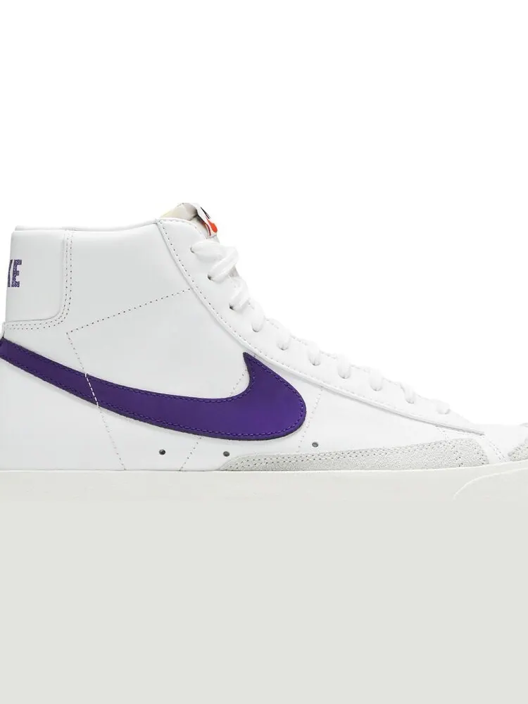 Кроссовки Nike Blazer Mid 77 Vintage 'Voltage Purple' — изображение 2 из 8, белый