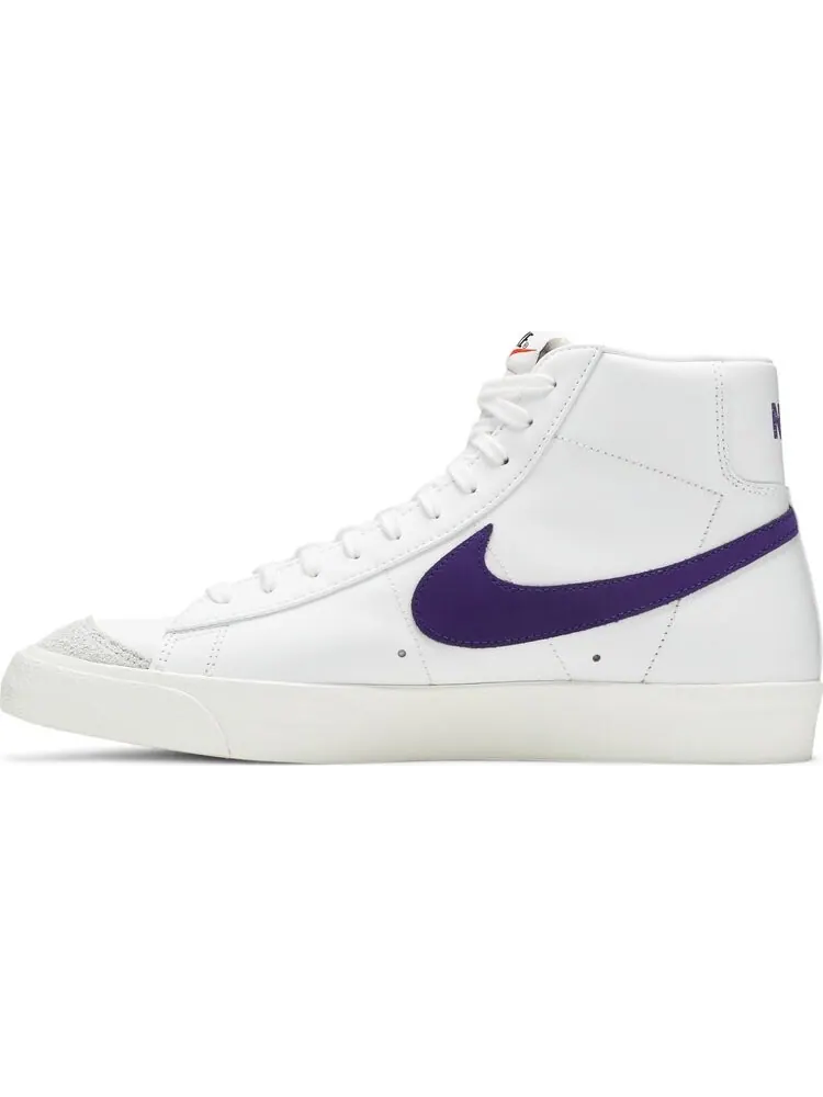 Кроссовки Nike Blazer Mid 77 Vintage 'Voltage Purple' — изображение 3 из 8, белый