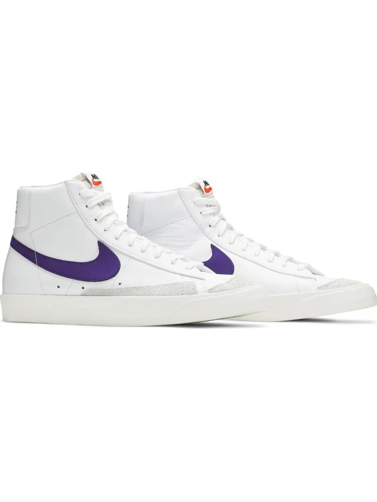 Кроссовки Nike Blazer Mid 77 Vintage 'Voltage Purple' — изображение 8 из 8, белый