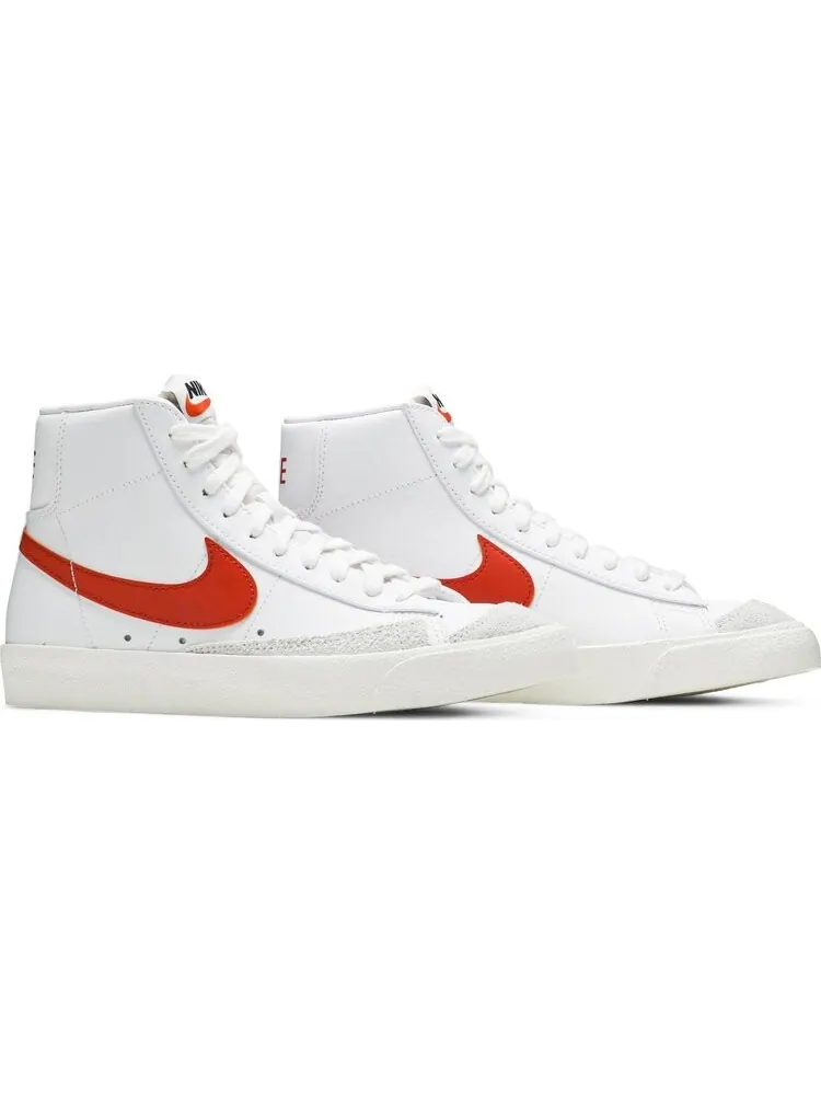 Кроссовки Nike Blazer Mid '77 Vintage 'White Mantra Orange' — изображение 8 из 8, белый