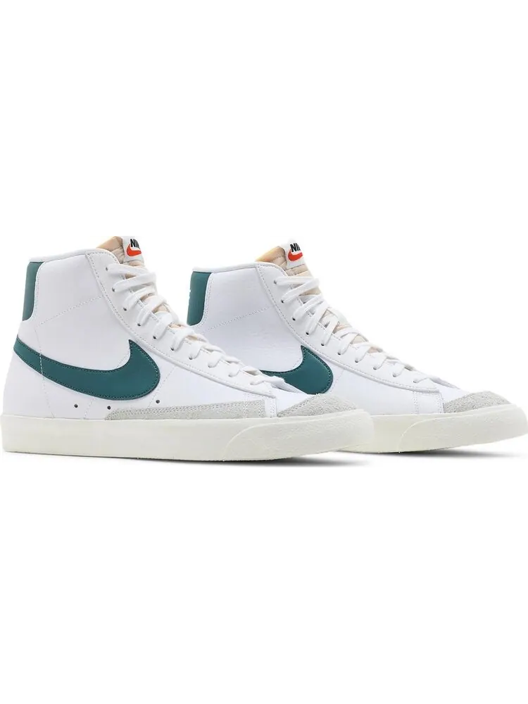 Кроссовки Nike Blazer Mid '77 Vintage 'White Dark Teal Green' — изображение 8 из 8, белый
