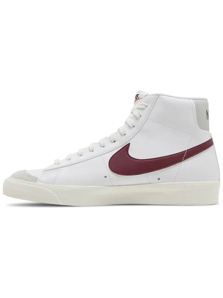 Кроссовки Nike Blazer Mid '77 Vintage 'White Dark Beetroot' — изображение 3 из 8, белый