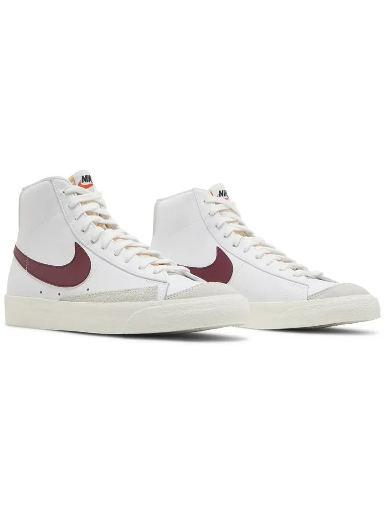 Кроссовки Nike Blazer Mid '77 Vintage 'White Dark Beetroot' — изображение 8 из 8, белый