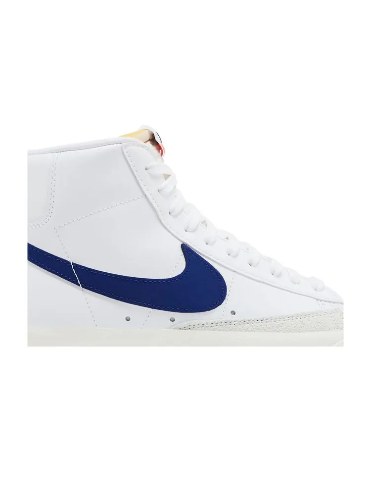 Кроссовки Blazer Mid '77 Vintage 'White Deep Royal Blue' — изображение 2 из 8, глубокий синий