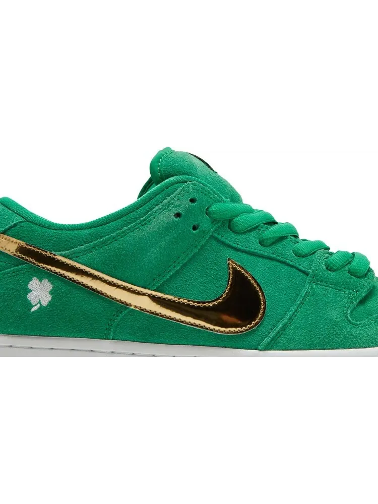 Кроссовки Nike Dunk Low SB 'St. Patrick’s Day' — изображение 2 из 8, зеленый