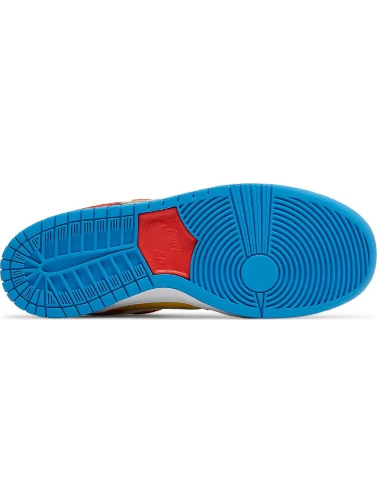 Кроссовки Nike Dunk Low Pro SB 'Bart Simpson' — изображение 4 из 8, красный