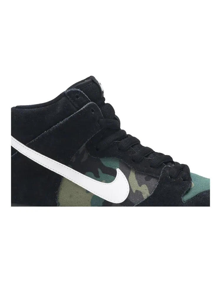Кроссовки Nike Dunk High SB 'Camo' — изображение 2 из 4, зеленый