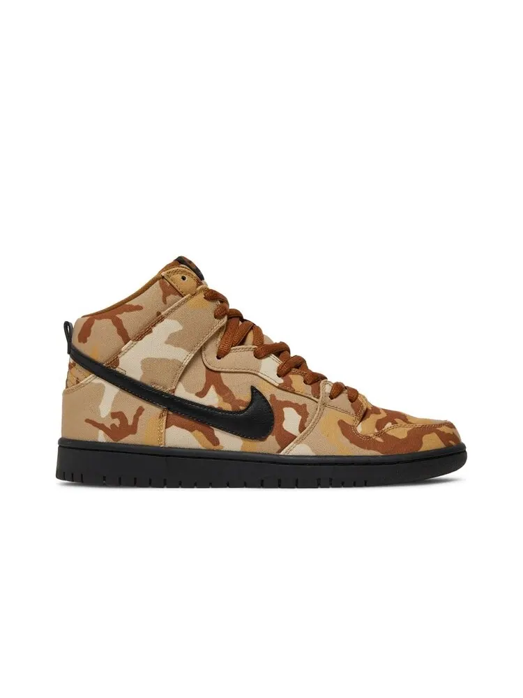 Кроссовки Nike Dunk High Pro SB 'Brown Camo' — изображение 1 из 4, коричневый