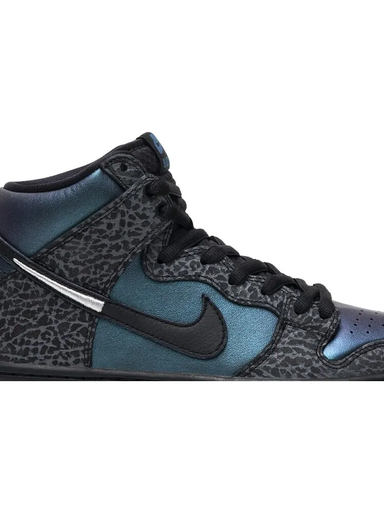 Кроссовки Nike Black Sheep x Dunk High SB 'Black Hornet' — изображение 2 из 8, черный
