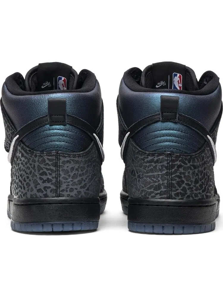 Кроссовки Nike Black Sheep x Dunk High SB 'Black Hornet' — изображение 6 из 8, черный