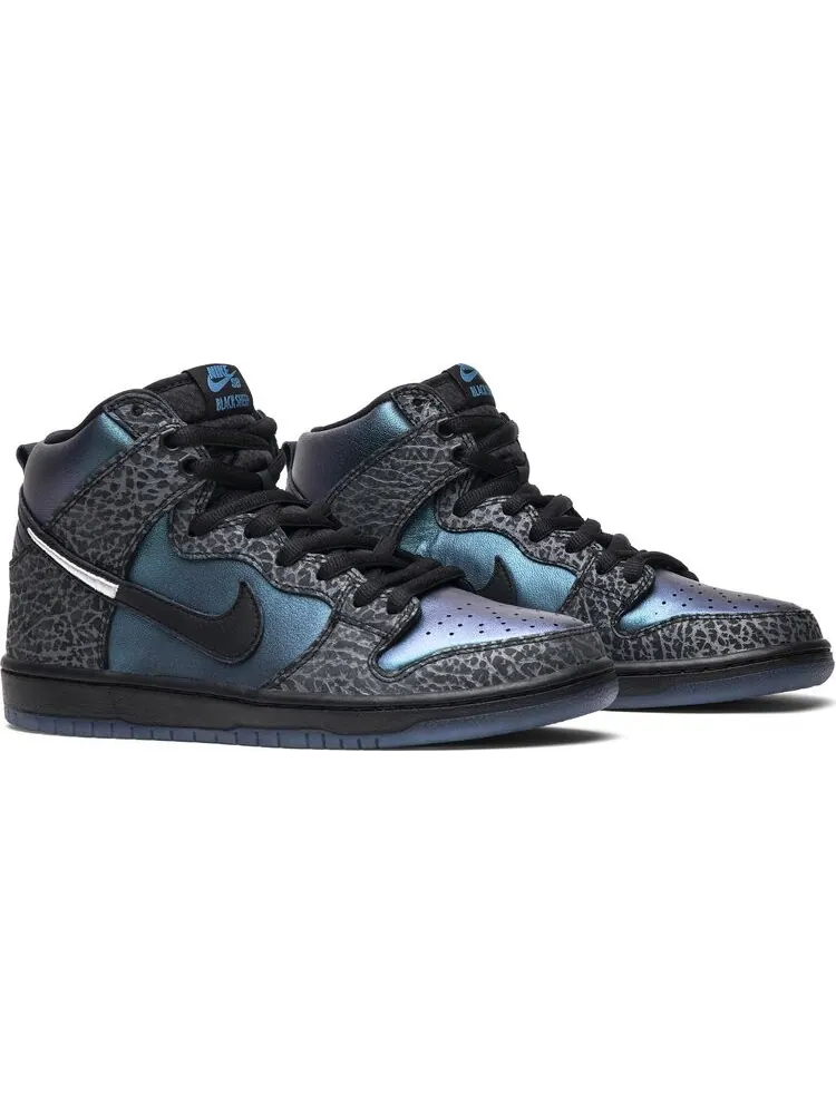 Кроссовки Nike Black Sheep x Dunk High SB 'Black Hornet' — изображение 8 из 8, черный