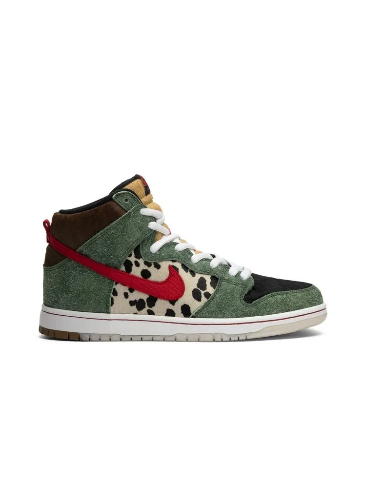 Кроссовки Nike Dunk High SB 'Walk The Dog' — изображение 1 из 4, зеленый