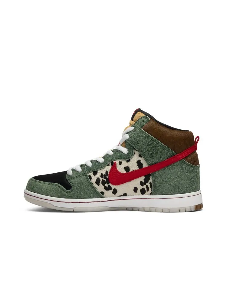 Кроссовки Nike Dunk High SB 'Walk The Dog' — изображение 3 из 4, зеленый