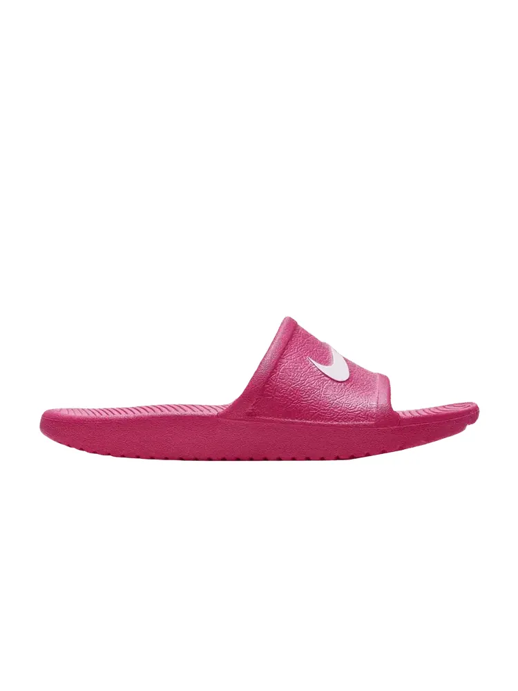 Сандалии Nike Kawa Slide GS 'Rush Pink' — изображение 1 из 1, розовый/белый