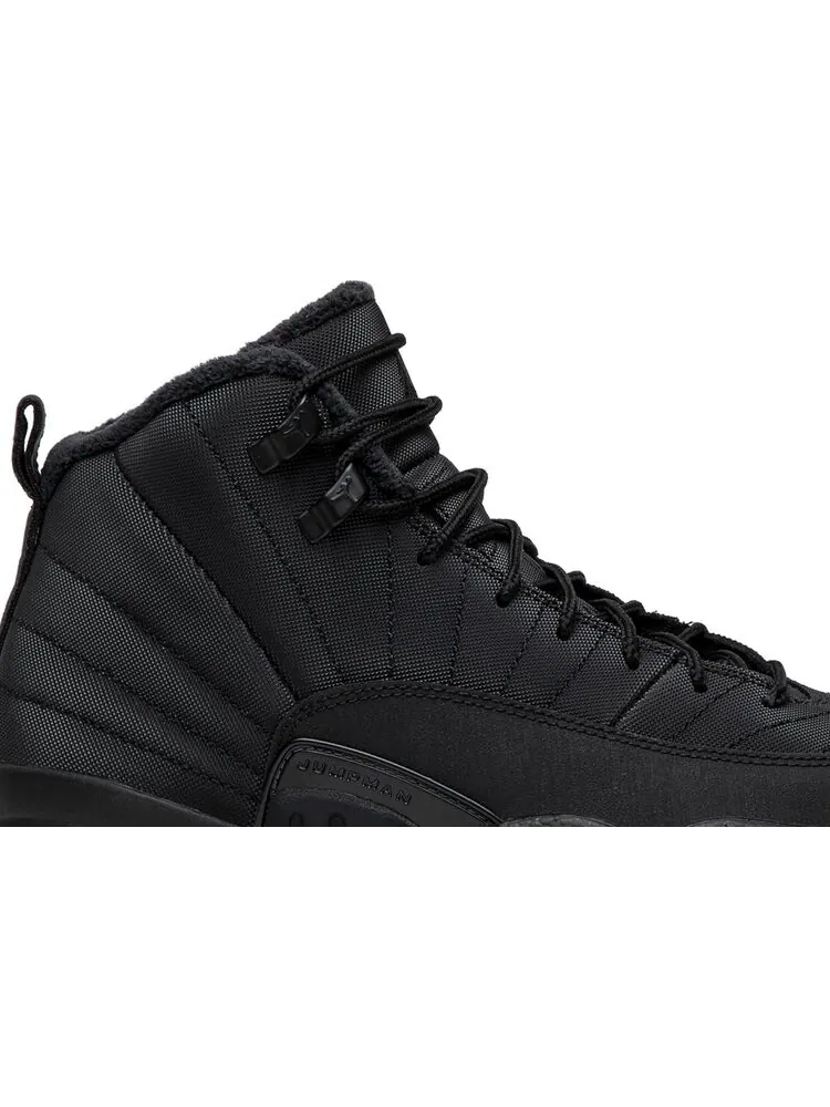 Кроссовки Air Jordan 12 Retro Winterized GS Triple Black — изображение 2 из 8, черный