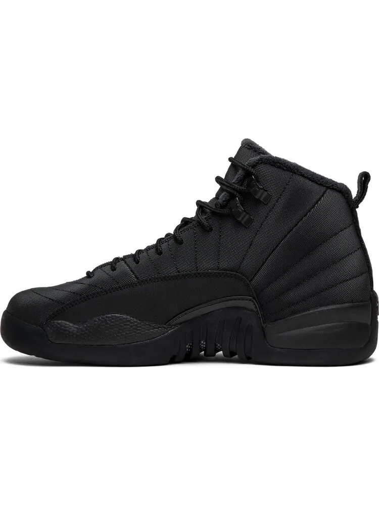 Кроссовки Air Jordan 12 Retro Winterized GS Triple Black — изображение 3 из 8, черный