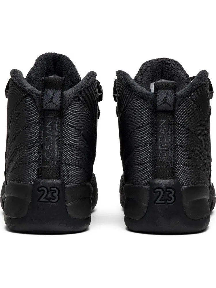 Кроссовки Air Jordan 12 Retro Winterized GS Triple Black — изображение 6 из 8, черный