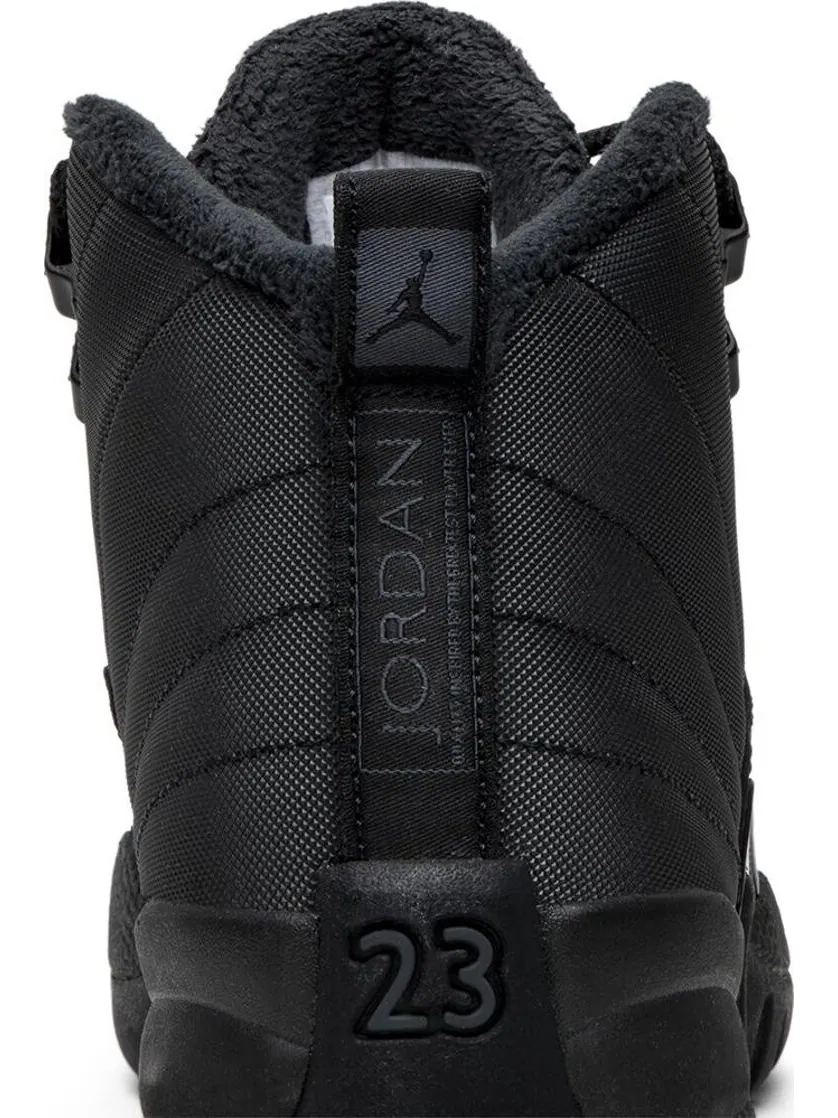 Кроссовки Air Jordan 12 Retro Winterized GS Triple Black — изображение 7 из 8, черный