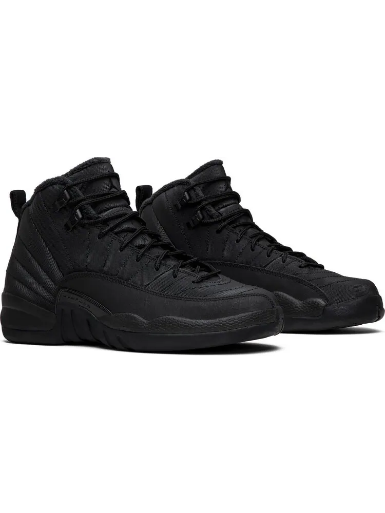 Кроссовки Air Jordan 12 Retro Winterized GS Triple Black — изображение 8 из 8, черный