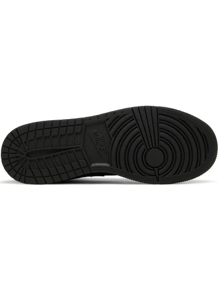 Кроссовки Air Jordan 1 Mid SE GS Black Anthracite — изображение 4 из 8, черный