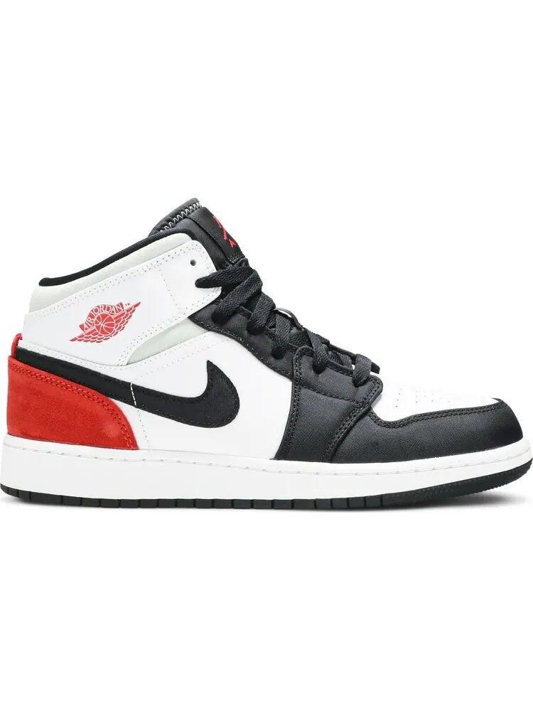 Кроссовки Air Jordan 1 Mid GS Red Mint — изображение 1 из 8, бирюзовый