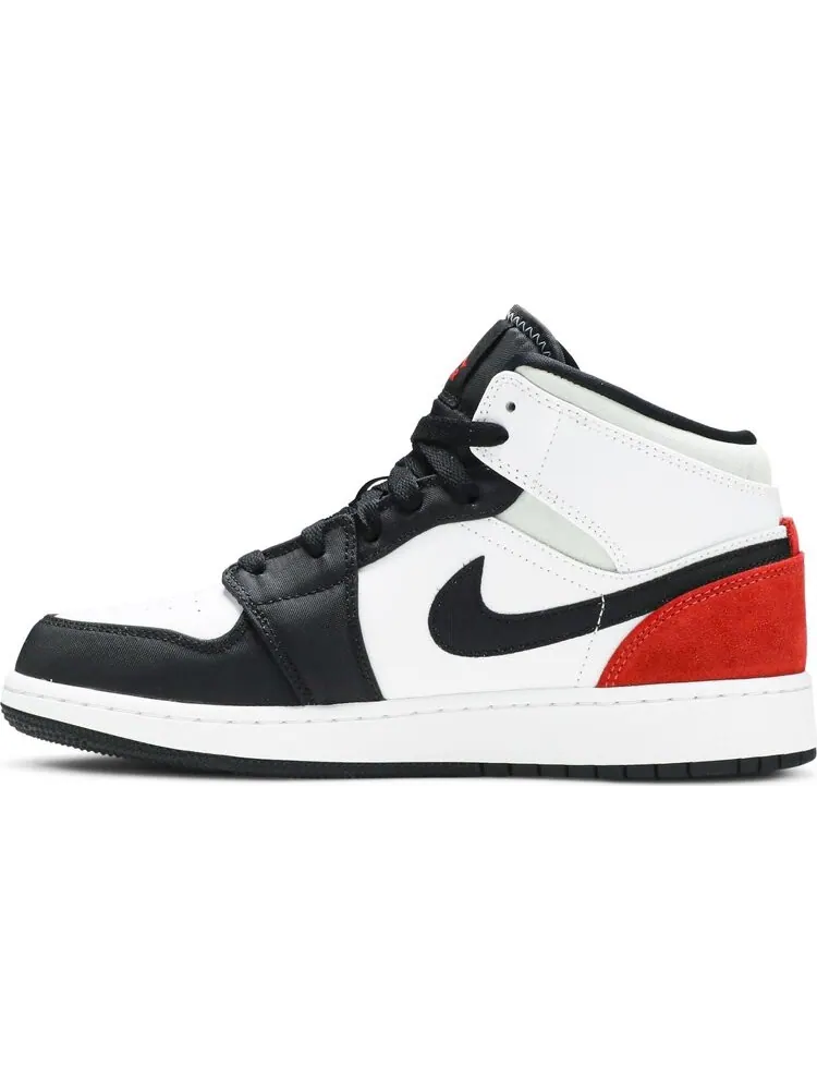 Кроссовки Air Jordan 1 Mid GS Red Mint — изображение 3 из 8, бирюзовый