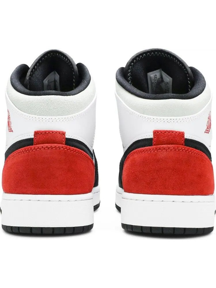 Кроссовки Air Jordan 1 Mid GS Red Mint — изображение 6 из 8, бирюзовый