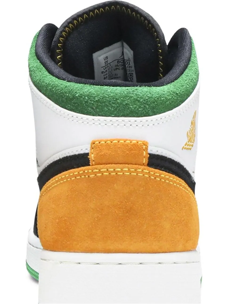 Кроссовки Air Jordan 1 Mid SE GS Oakland — изображение 7 из 8, белый