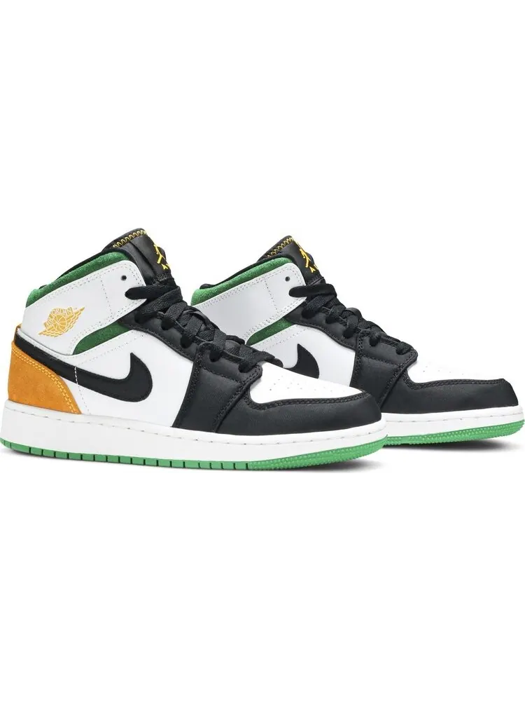 Кроссовки Air Jordan 1 Mid SE GS Oakland — изображение 8 из 8, белый