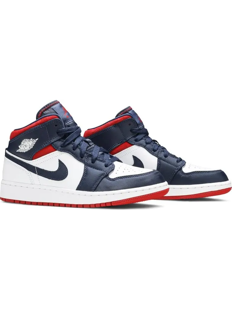 Кроссовки Air Jordan 1 Mid GS USA Olympic — изображение 8 из 8, синий