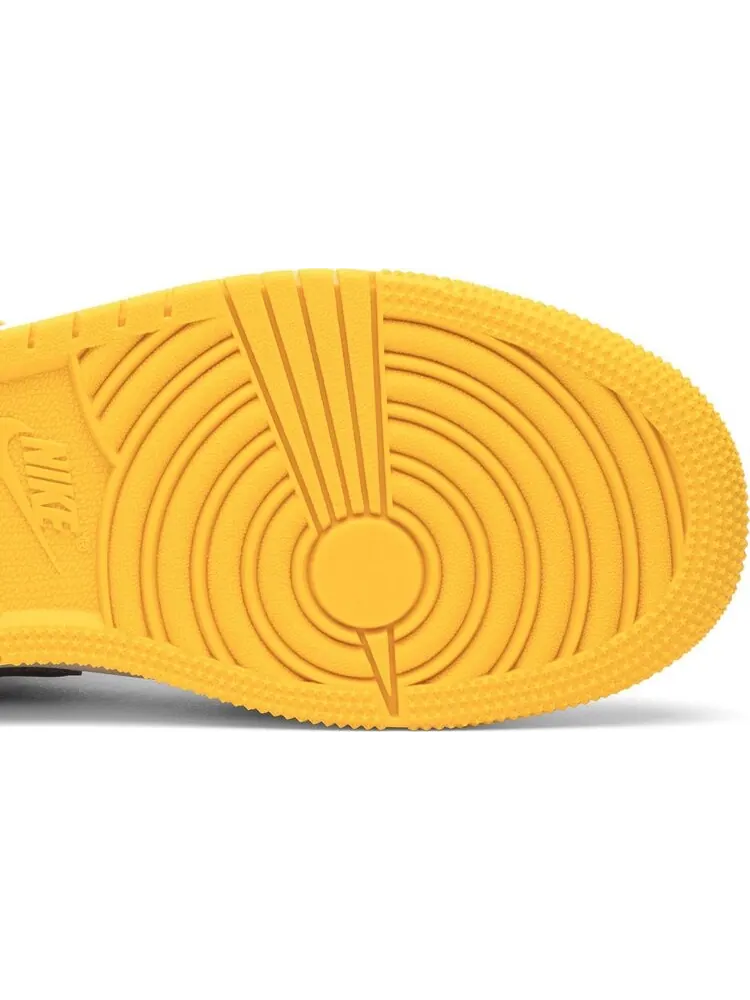 Кроссовки Air Jordan 1 Mid GS Lakers — изображение 5 из 8, золото